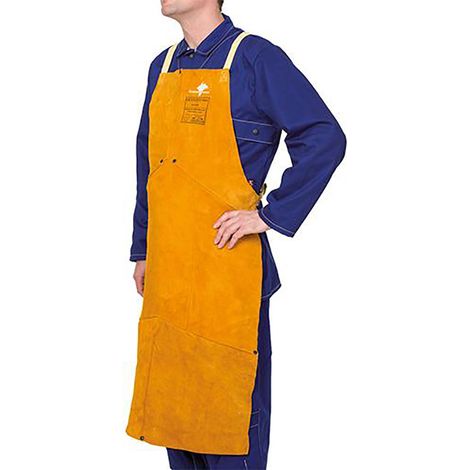 Weldas Schweißerschürze Spaltleder „Golden Brown“ Nr. 44-2142W