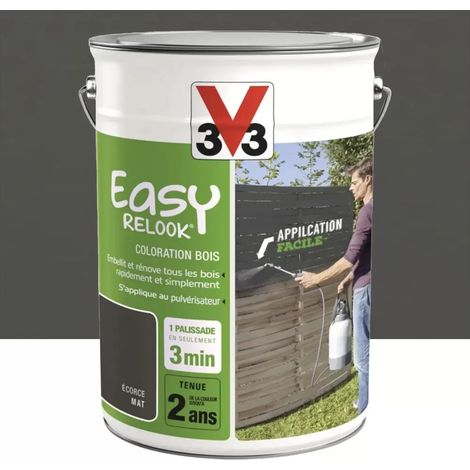 Coloration bois V33 Easy Relook Ecorce Mat 5 L