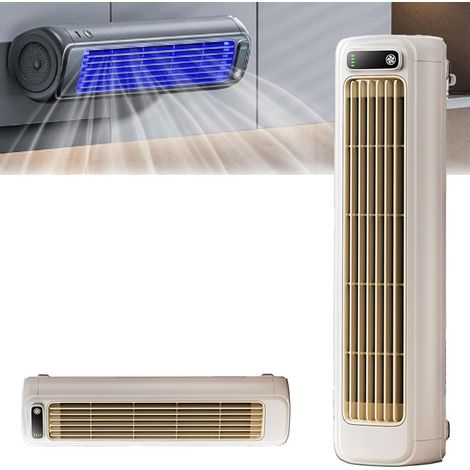 Climatiseur Mobile Silencieux Sans Évacuation Rechargeable Sans Fil - Version Portable Beige (1/5)