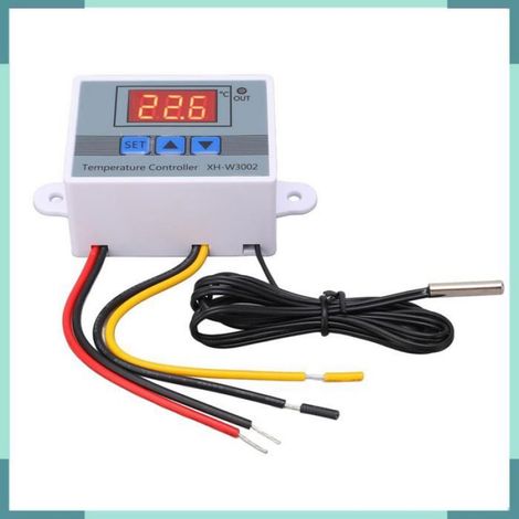 VBESTLIFE Digitaler Temperaturregler, digitaler Temperaturregler-Thermostat, 24 V 250 mA Schalter (1/5)
