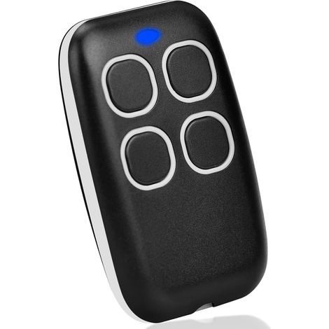 Telecommande Universelle Portail de 250 à 915 mhz, 4 en 1 Télécommande Portail Rolling Code Universel Multifréquence Radiocommande Portail Programmable avec Liste Compatibilité pour Garage