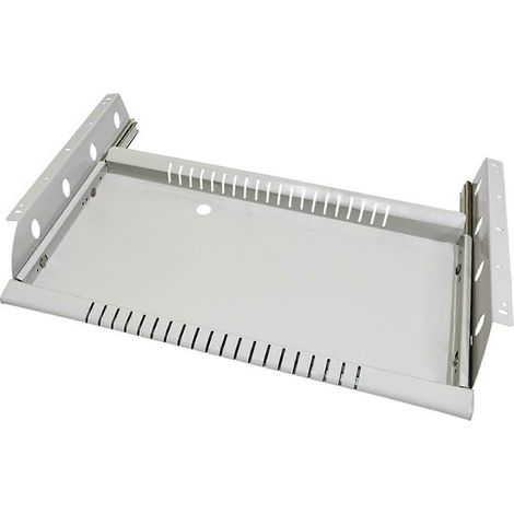Ergonomische Tastaturablage für unter den Schreibtisch mit leichtgängigen Schienen, robustes Metall-Schieberegal für das Homeoffice (1/5)