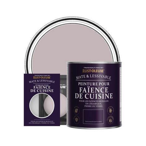 Peinture pour Faïence de Cuisine, Finition Mate - Lilas (1/2)