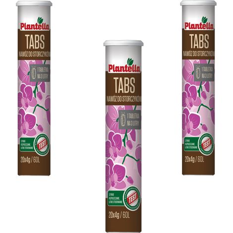 PLANTELLA Fertilizzante solubile in compresse per orchidee 60 compresse x 4 g (1/5)