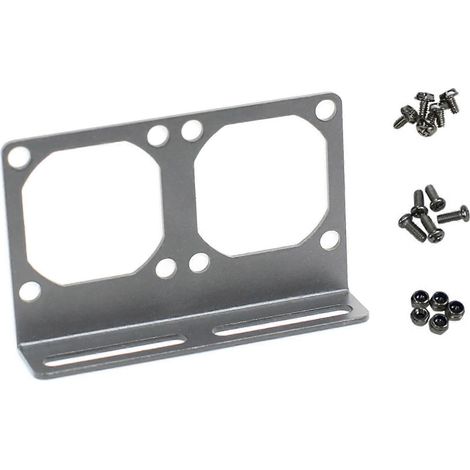 4 cm Lüfterhalterung für Speicher-Übertaktung, Lüftermontagehalterung für Computer-Motherboards, Gehäusebrückenhalterung, 1/2/3 Löcher, mehrfarbig (2) (1/5)