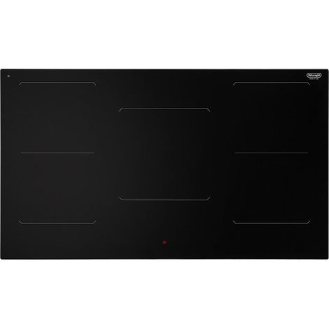 De'Longhi SLI 905 LIFE Piano cottura a induzione 90 cm 5 zone Full Bridge Vetroceramica Touch colore Nero (1/3)