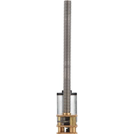 Moteur à engrenages N20 6V/12V CC avec filetage M4, arbre 55mm, inversion de sens (12V 100 tr/min), 1024GA20 (1/5)