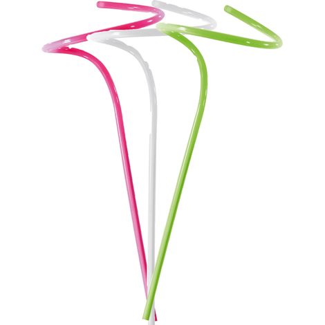 Chrysal Twister Orchideenstab 3er Set - klar/grün/pink