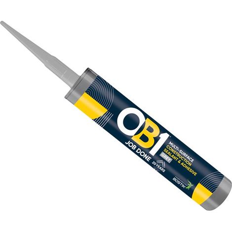 OB1® 30617357 Hybrid Sealant & Adhesive Grey 290ml OB130617357