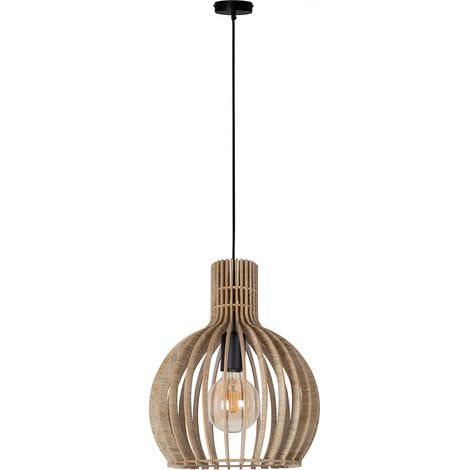 Suspension scandinave WINTER beige Ø29 E27 15W Sigma (1/2)