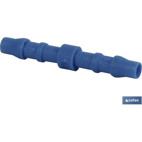 Embout double en plastique pour tube de 4 mm de diamètre intérieur - vendu à l'unité