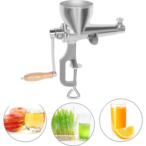 Presse-agrumes Manuel en Acier Inoxydable, Haute Extraction de Jus, Facile à Nettoyer (1/5)