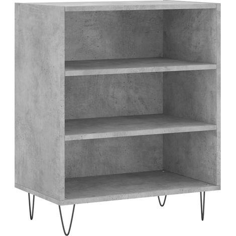 Credenza buffet cassettiera mobile contenitore organizer cucina soggiorno soggiorno 57 x 35 x 70 cm derivati del legno grigio 020031948
