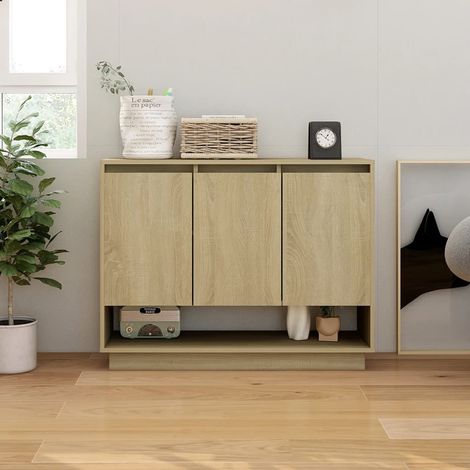 Credenza Rovere Sonoma 97x31x75 cm in Truciolato vidaXL (1/5)