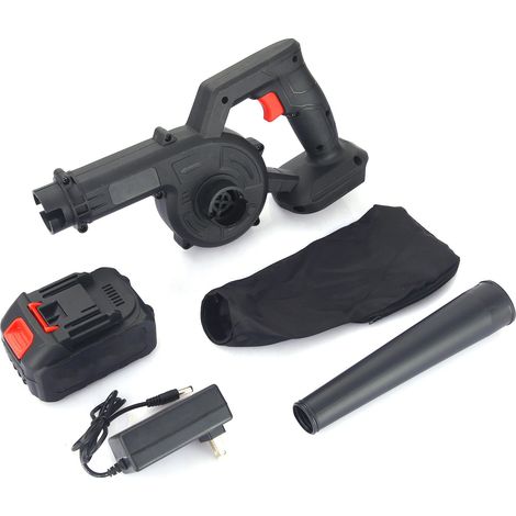 Souffleur portable sans fil 5x20V avec batterie et chargeur, puissant pour nettoyage industriel et usage domestique polyvalent (1/5)
