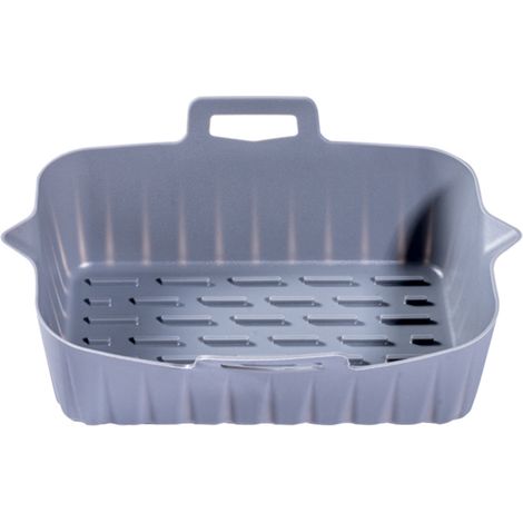 Tapis silicone friteuse air réutilisable, revêtement antiadhésif résistant chaleur cuisson saine (1/4)