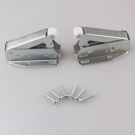 Lot de 2 loquets automatiques à ressort pour portes placard (1/5)