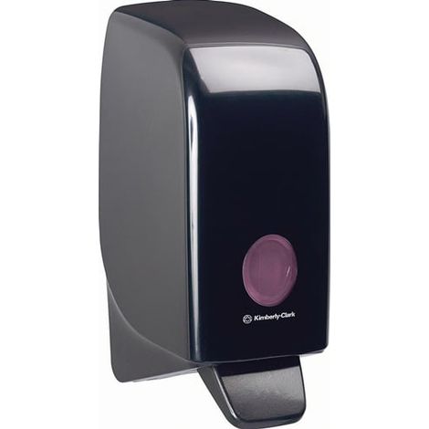 Aquarius Seifenspender, 1 x wandmontierter Seifenspender Schwarz (1/4)