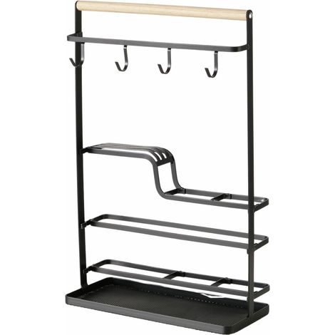 Regal aus Metall mit Haken AGNETA, 43,5 x 28,5 cm (1/3)