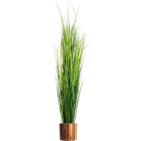 130cm Artificial Extra Large Grass Plant with Copper Metal Plater (1/5)