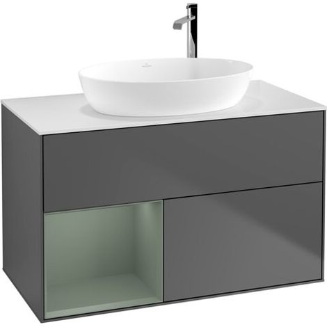 Villeroy & Boch F891GMGK Meuble sous-lavabo Finion F89 (1/2)
