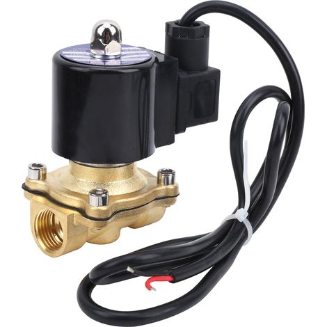 Magnetventil aus Messing, stromlos geschlossen, direktwirkend, mit wasserdichter Spule, 2A‑160‑15 G1/2inDC24V (1/5)