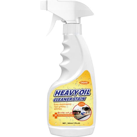 Nettoyant graisseux OGAS pour cuisine, détachant huileux puissant, nettoyant pour hottes aspirantes, 500 ml