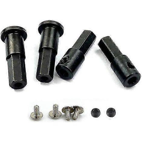 Adaptateur hexagonal de moyeu de roue avant en métal de 5 mm et adaptateur d'arbre d'essieu arrière pour voiture RC D12 1/10, A jn (1/5)