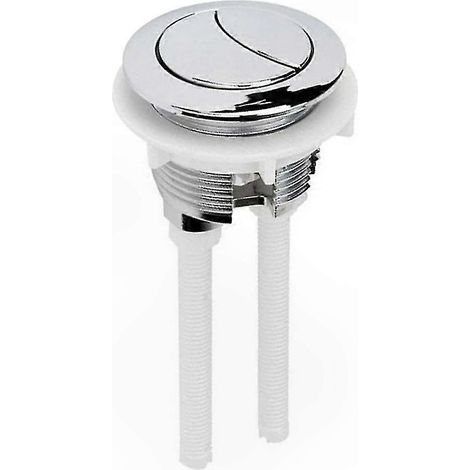 Bouton poussoir double chasse pour réservoir WC, remplacement universel, mécanisme à deux commandes (1/5)