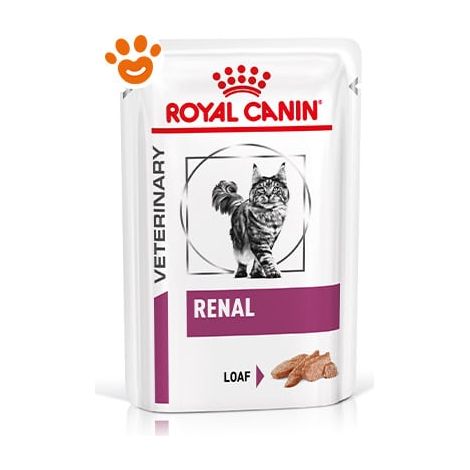 Royal Canin Cat Veterinary Diet Renal in Paté - Bustina 85 Gr - Cibo Umido Gatti