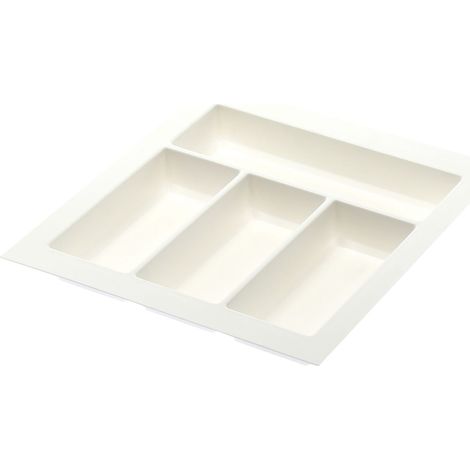 Agoform Besteckeinsatz Classico kürzbar 440x390x50,5mm, Kunststoff weiß