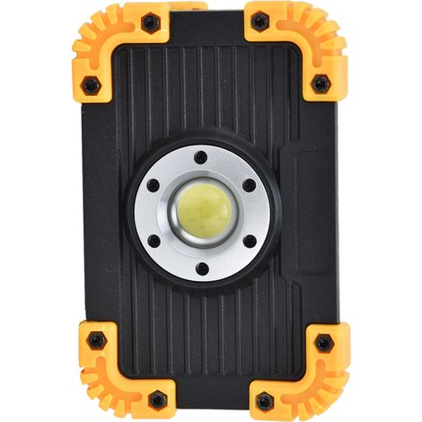 LED-Notscheinwerfer, Mini-COB-Arbeitsleuchte, tragbar, rund, USB-aufladbar, Campingleuchte für den Außenbereich (1/5)