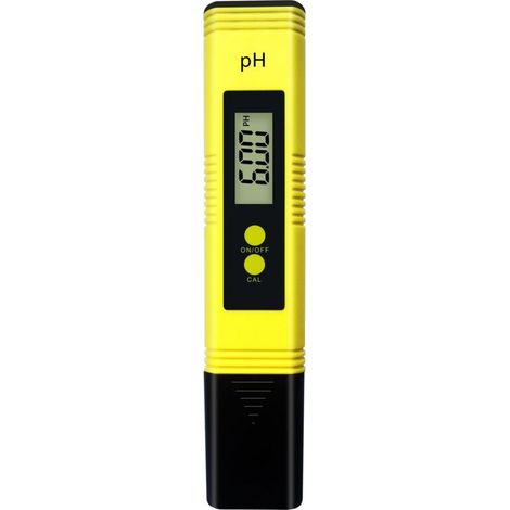 Professionelles pH-Messgerät mit automatischer Kalibrierungsfunktion und einem Messbereich von 0,00–14,00 für Trinkwasser, Aquarien, Hydrokulturen und Schwimmbäder.