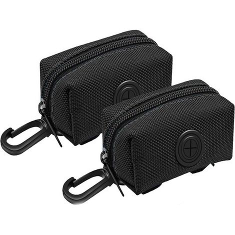 Hundekotbeutelspender 2 Stück Hundekotbeutelhalter Hundekotbeutelhalter zum Aufhängen Oxford Gewebe tragbarer Hundekotbeutelhalter für Haustierko (1/5)