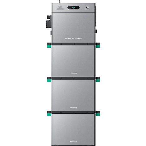 Zendure SolarFlow 2400 AC+ Balkonkraftwerk mit Speicher – 2400W AC bidirektional, erweiterbar 16,8kWh, IP65, Plug & Play, KI-Energiemanagement, mit 3xAB3000L (8.64 kWh)