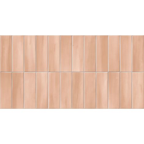 Carrelage mur effet zellige Lime rose 32x62,5 cm - Reflex Boutique