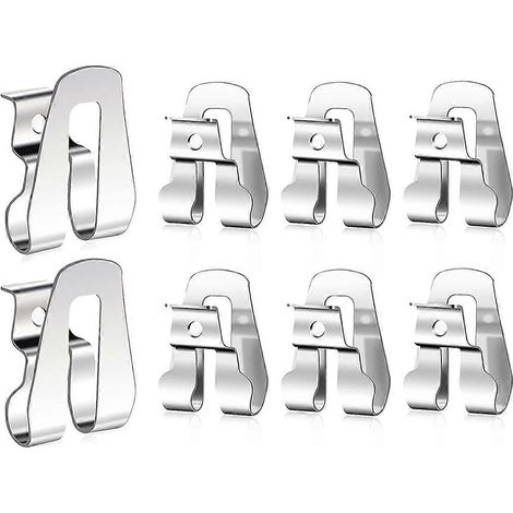 8er-Pack Gürtelclips für Ryobi-Werkzeuge, Gürtelhaken mit Schraube für Ryobi- und Ridgid-18-Volt-Werkzeuge (633586002), kompatibel mit Ryobi, Makita und Dewalt. (1/5)