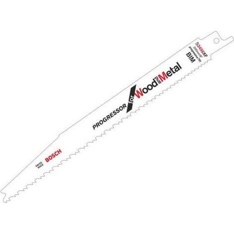 BOSCH S3456XF (pkt of 5) Progressor wood + metal 200mm 6-12TPI