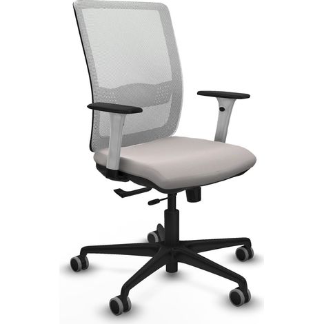 Chaise de bureau piqueras y crespo Haches blanc cuir synthétique (1/2)