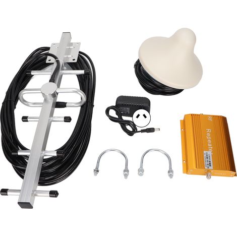Amplificateur de signal mobile haute vitesse avec antenne pour maison, hôtel, marché, prise AU 110-240V. (1/5)