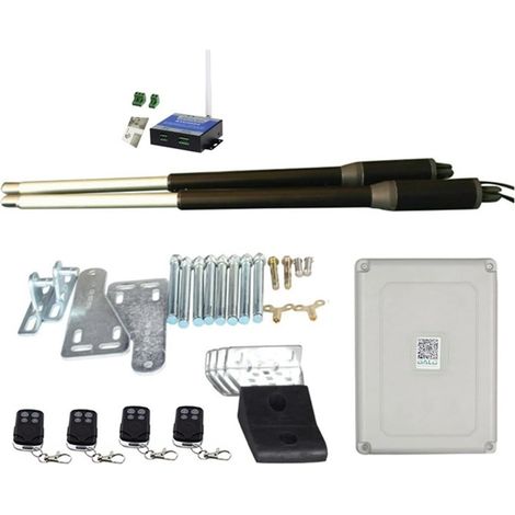 200KG Moteur Moteur système Porte Automatique Porte battante Pilote actionneur Parfait Costume Portes ouvre for allée(Set 6) (1/5)