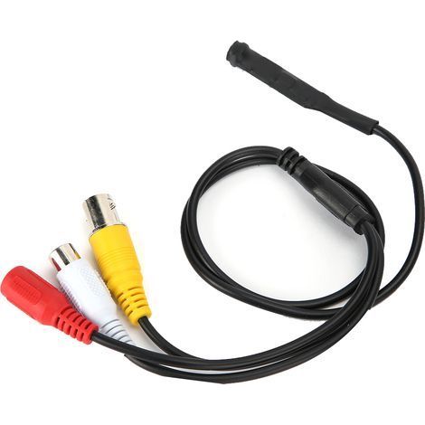 Mini HD 2500TVL Kamera mit Infrarot-Nachtsicht und 6 Leuchten für Sicherheits- und Videoüberwachung.