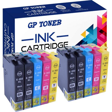 10x Tinten für Epson GP-E502XL CMYKK GP (1/5)