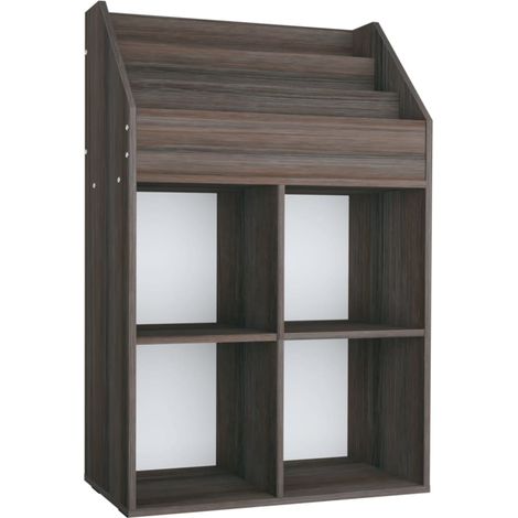 Maison Exclusive - Portariviste Bambini Grigio Rovere Sonoma 71x30x114 Multistrato