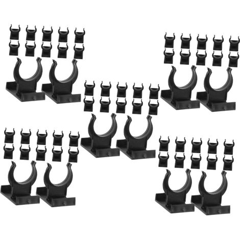 60 jeux de clips fixation pour plinthes meubles cuisine, pinces pieds (1/5)