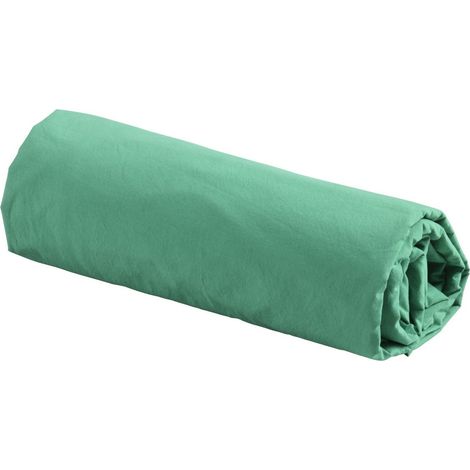 Drap-Housse Détox 140 x 200 cm et Coussin en Lin pour Lit et Chambre - PANGIVO