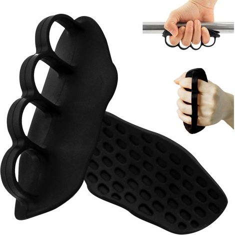 Anti-Rutsch-Pads zum Gewichtheben – ergonomisches 4-Loch-Design, rutschfest für Klimmzüge und Gewichtheben (1/5)