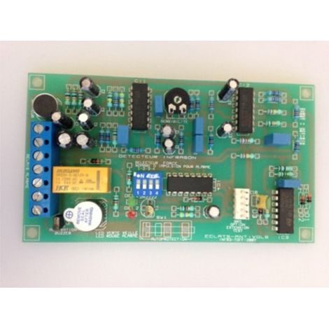 Détecteur électronique infrason double protection - pour alarme filaire 12V pour porte ou fenêtre (1/3)