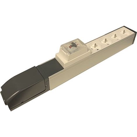 Legrand 073409 Equipped feeder block 4pc 2P+E + differential circuit breaker 16A 30ma (410705)