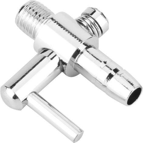 Lot de 5 tubes de distribution d'air en acier inoxydable pour pompe à oxygène, vannes de contrôle à simple filetage pour aquarium. (1/5)